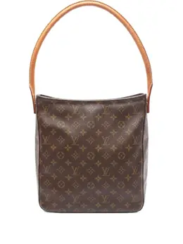 Louis Vuitton Pre-Owned: Коричневая сумка-шоппер 