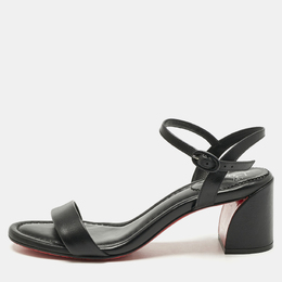 Christian Louboutin: Чёрные сандалии 