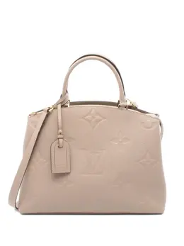 Louis Vuitton Pre-Owned: Бежевая сумка-шоппер 