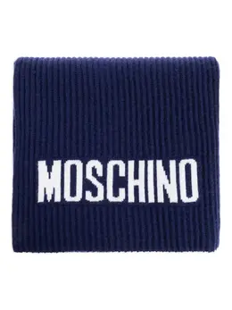 Moschino: Синий шарф 