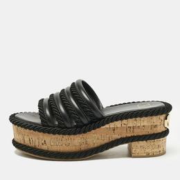 Valentino: Чёрные сандалии  VLogo