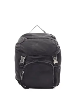 Prada Pre-Owned: Чёрный рюкзак 