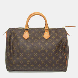 Louis Vuitton: Коричневая сумка  Speedy
