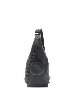 Louis Vuitton Pre-Owned: Чёрная поясная сумка 