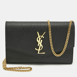 Saint Laurent Paris: Чёрный кошелёк  Uptown