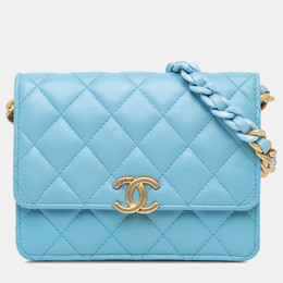 Chanel: Голубой кошелёк 