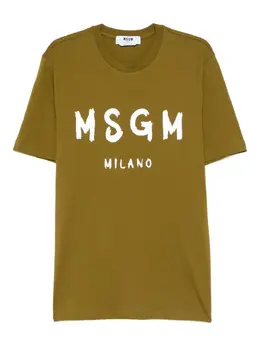 MSGM: Футболка с принтом 