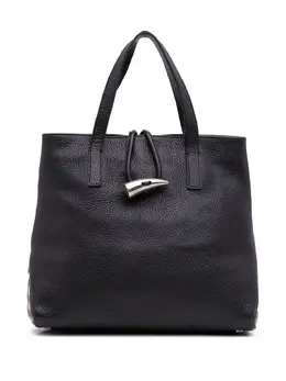 Burberry Pre-Owned: Чёрная сумка-шоппер 