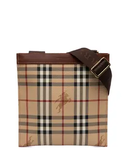 Burberry Pre-Owned: Коричневая сумка через плечо 