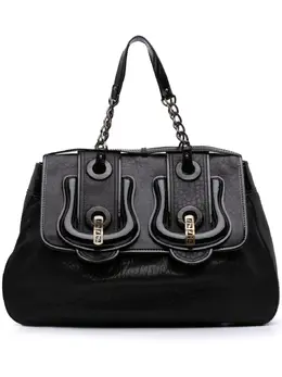 Fendi Pre-Owned: Чёрная сумка на руку 