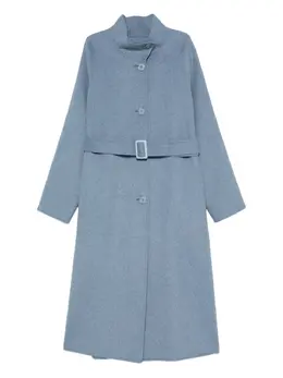 Emporio Armani: Пальто с воротником 