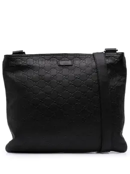 Gucci Pre-Owned: Чёрная сумка через плечо 