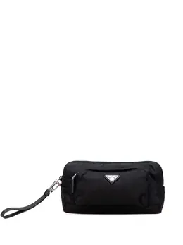 Prada Pre-Owned: Чёрный клатч 