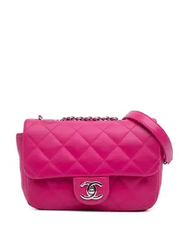 CHANEL Pre-Owned: Розовая сумка через плечо 