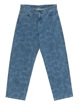 Carhartt WIP: Голубые джинсы 