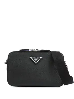 Prada Pre-Owned: Чёрная сумка через плечо 