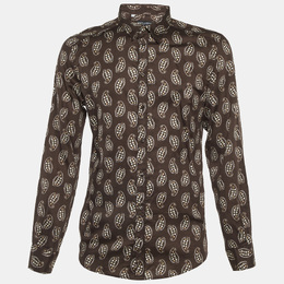 Dolce & Gabbana: Коричневая рубашка 