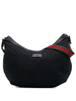 Gucci Pre-Owned: Чёрная сумка через плечо 