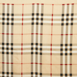 Burberry: Бежевый шарф 