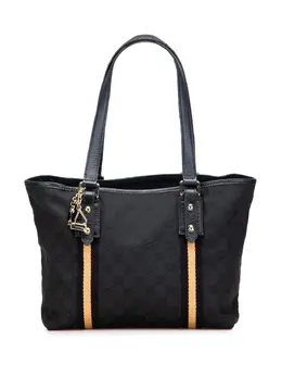 Gucci Pre-Owned: Чёрная сумка-шоппер 