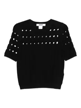 DKNY: Чёрный свитер 