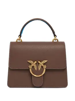 PINKO: Коричневая сумка через плечо  Love Birds