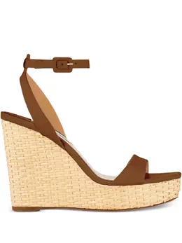 Aquazzura: Коричневые сандалии 