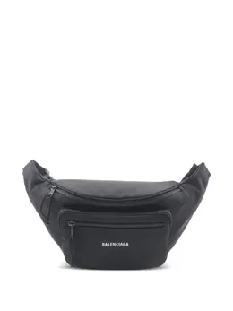 Balenciaga Pre-Owned: Чёрная поясная сумка 