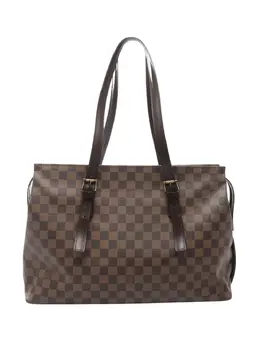Louis Vuitton Pre-Owned: Коричневая сумка-шоппер 