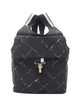 CHANEL Pre-Owned: Чёрный рюкзак 