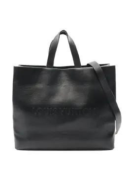 Louis Vuitton Pre-Owned: Чёрная сумка-шоппер 