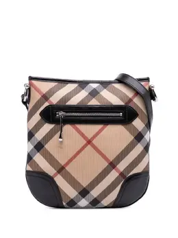 Burberry Pre-Owned: Коричневая сумка через плечо 