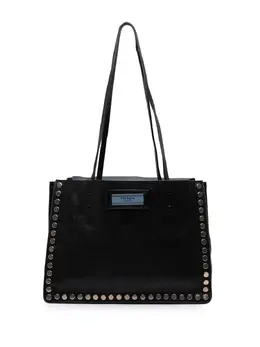 Prada Pre-Owned: Чёрная сумка-шоппер 
