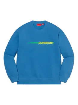 Supreme: Голубой свитшот 