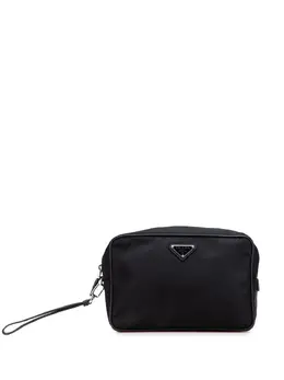 Prada Pre-Owned: Чёрный клатч 