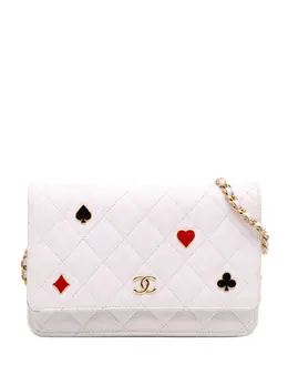 CHANEL Pre-Owned: Белый кошелёк 