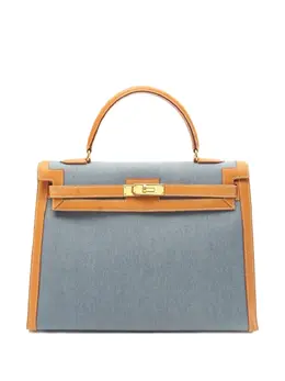 Hermès Pre-Owned: Голубая сумка-шоппер 