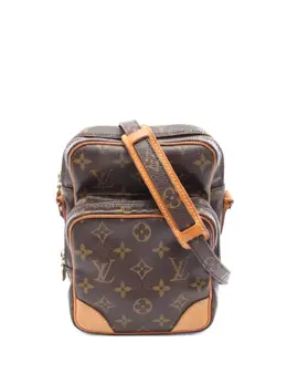 Louis Vuitton Pre-Owned: Коричневая сумка через плечо 