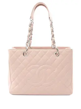 CHANEL Pre-Owned: Светлая сумка-шоппер 