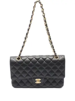 CHANEL Pre-Owned: Чёрная сумка 