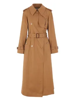 Chloé: Двубортный плащ 