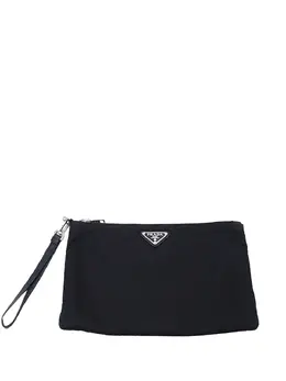 Prada Pre-Owned: Чёрный клатч 