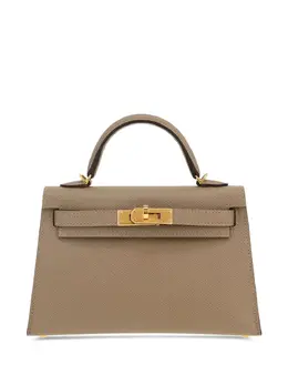 Hermès Pre-Owned: Коричневая сумка-шоппер 