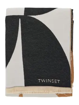 TWINSET: Чёрный шарф 