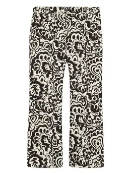 Weekend Max Mara: Брюки с растительным принтом 