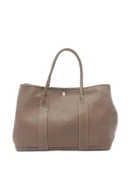 Hermès Pre-Owned: Серебристая сумка-шоппер 