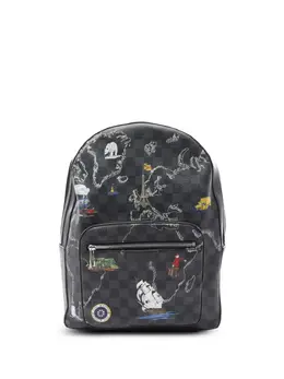 Louis Vuitton Pre-Owned: Чёрный рюкзак 