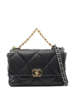 CHANEL Pre-Owned: Чёрная сумка 