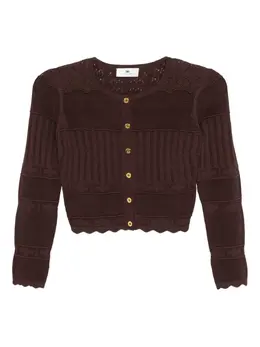 Elisabetta Franchi: Тёмный кардиган 