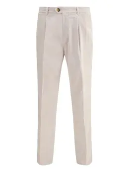 Brunello Cucinelli: Бежевые брюки 